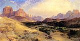 Zion Valley, South Utah by Thomas Moran